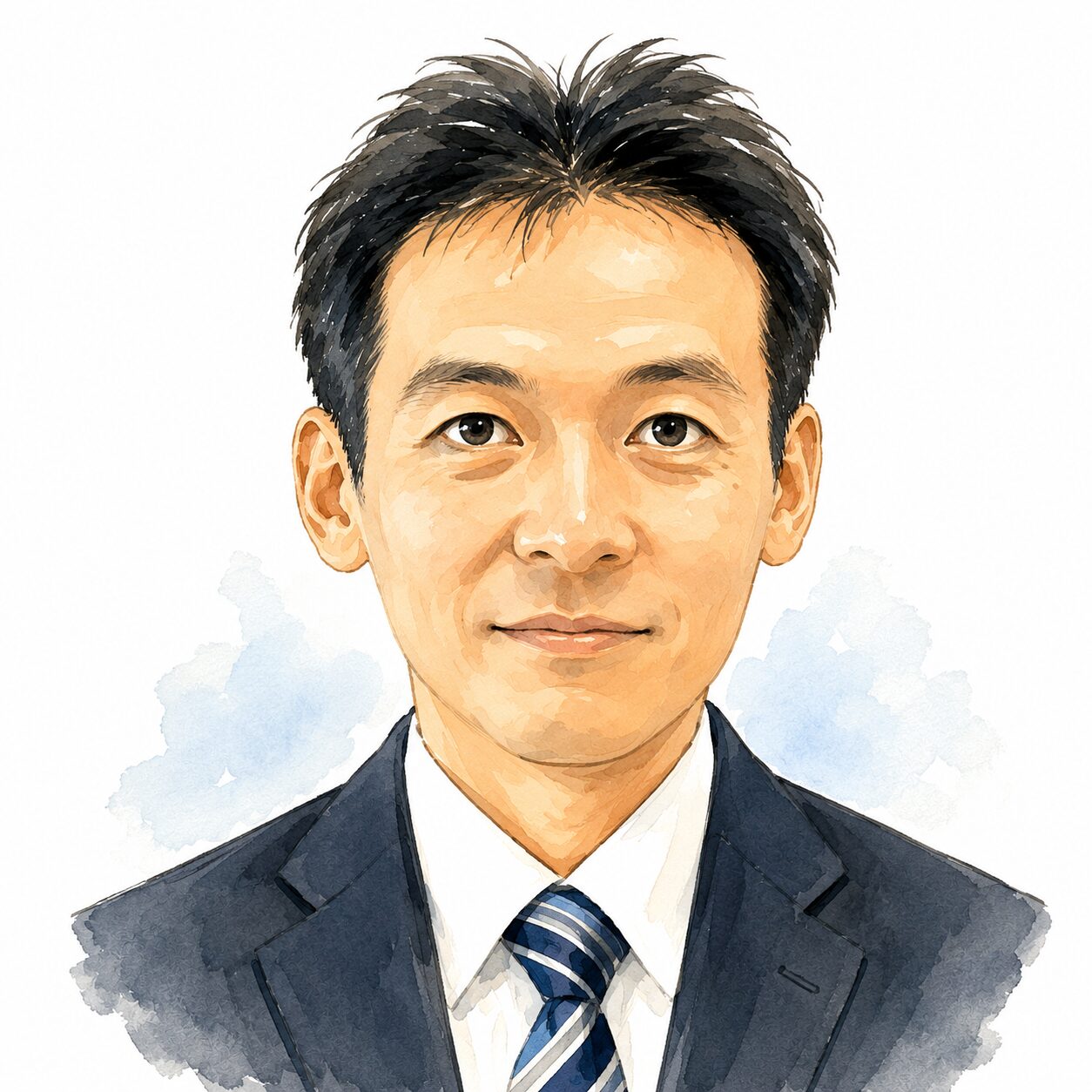 代表のイラスト